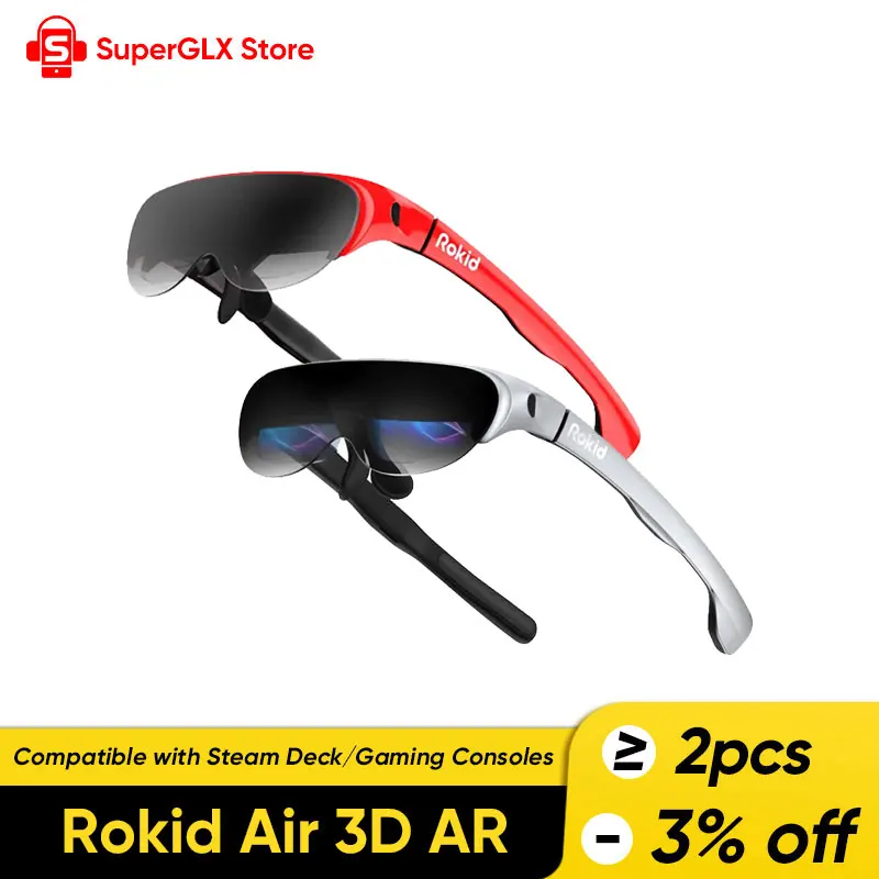 Rokid Air 3D AR Glasses Foldable VR Smart Glasses 120