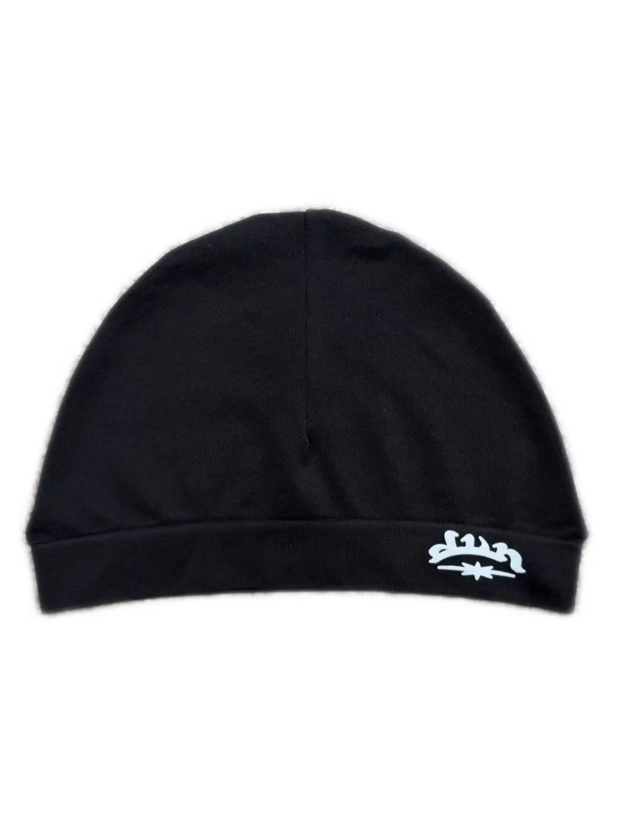 Dopamine-Colored Crown-Printed Skull Hat Soft Single-Layer Breathable Running Cycling Knitted Cold Cap for Outdoor Activities