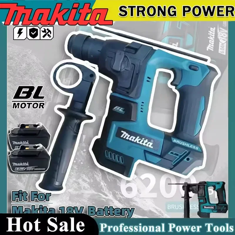 

Makita Brushless Cordless Electric Hammer 18V Lithium Battery Wireless Drills 18v Power Tools for Home Improvement