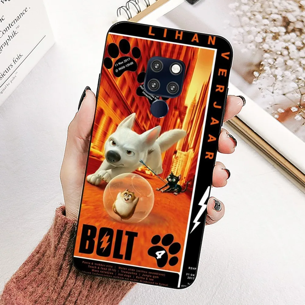 Disney Bolt Phone Case For Huawei Mate 10 20 30 40 50 lite pro Nova 3 3i 5 6 SE 7 pro 7SE