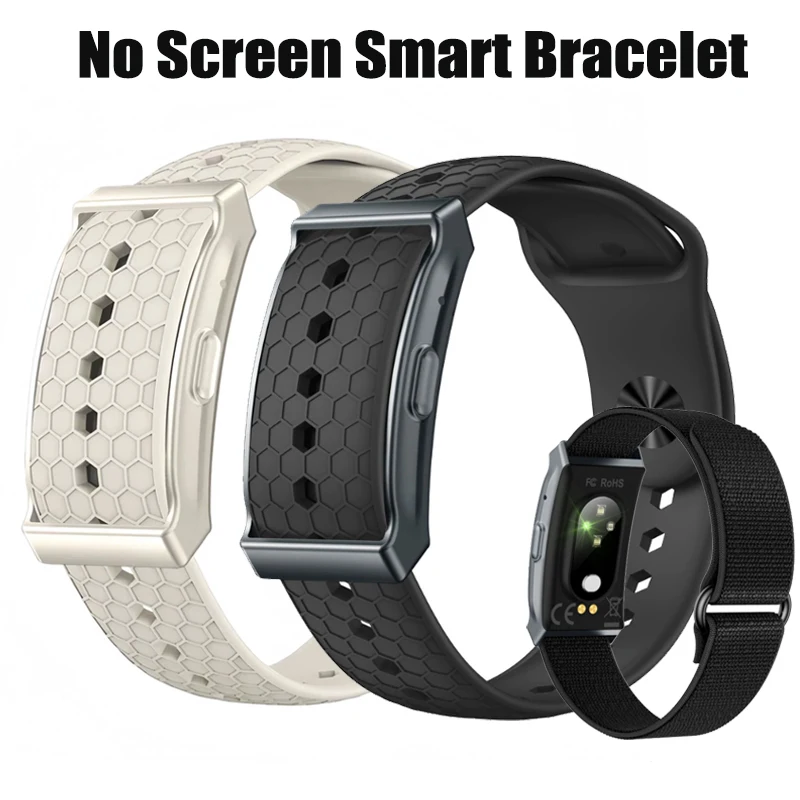 

No Screen Smart Bracelet Health Monitoring Heart Rate Blood Oxygen Monitor Waterproof Sport Fitness Tracker Men Women Wristbands