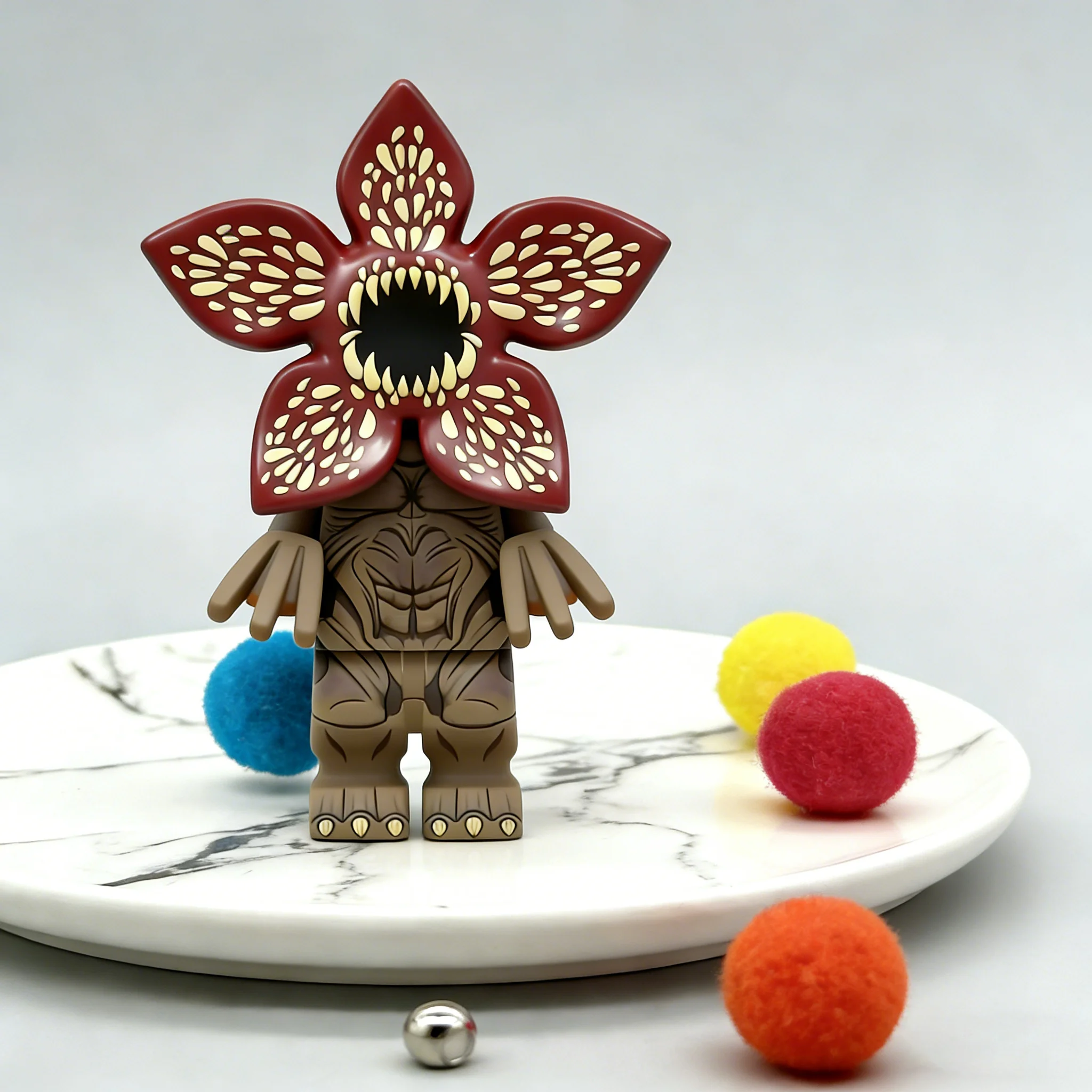 1/2 Piezas Figuras de Acción de Dustin, Mike y Lucas de la Serie de Terror Demogorgon, Bloques de Construcción, Juguetes Educativos para Niños