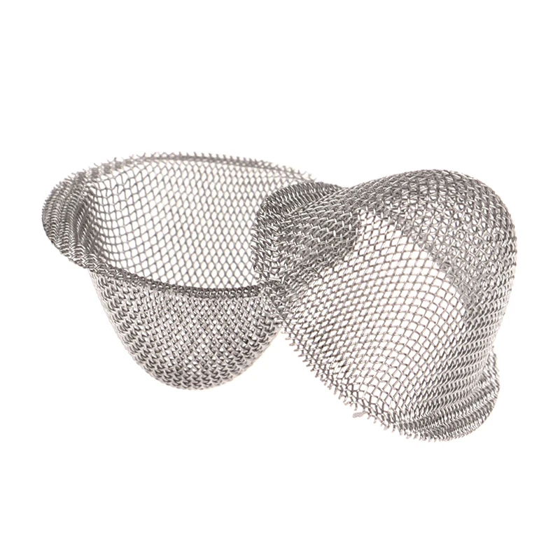 10Pcs Tobacco Filter Mesh Stainless Steel Crystal Pipe Tobacco Pipe Screen Filter Net Shisha Hookah Net