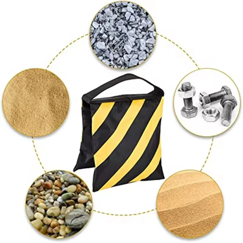 Soopho Bolsa de arena para fotografía de alta resistencia, bolsa de arena para vídeo de estudio para soportes de luz, soporte de pluma, soporte de fondo para estudio fotográfico con trípode
