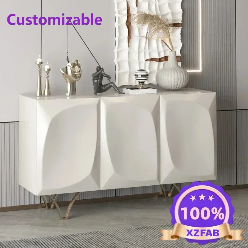 Factory Direct 2026 Design Creative Sideboard Cabinet Tea Cabinet Home Minimalist Entrance Cabinet Internet Celebrity Model Room