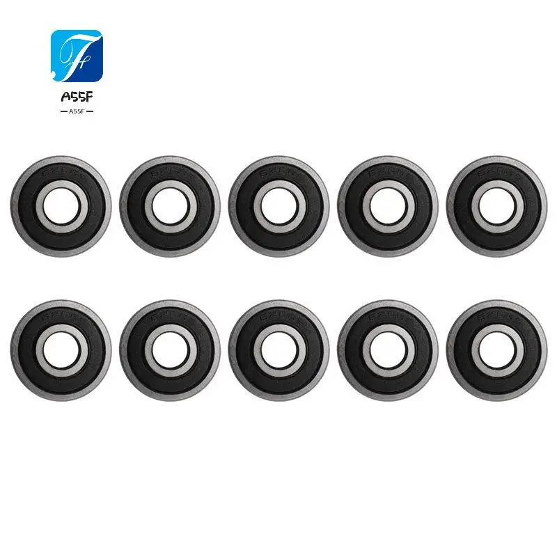 A55F-10Pcs 628RS 8Mmx24mmx8mm Double Sealed Miniature Deep Groove Ball Bearing