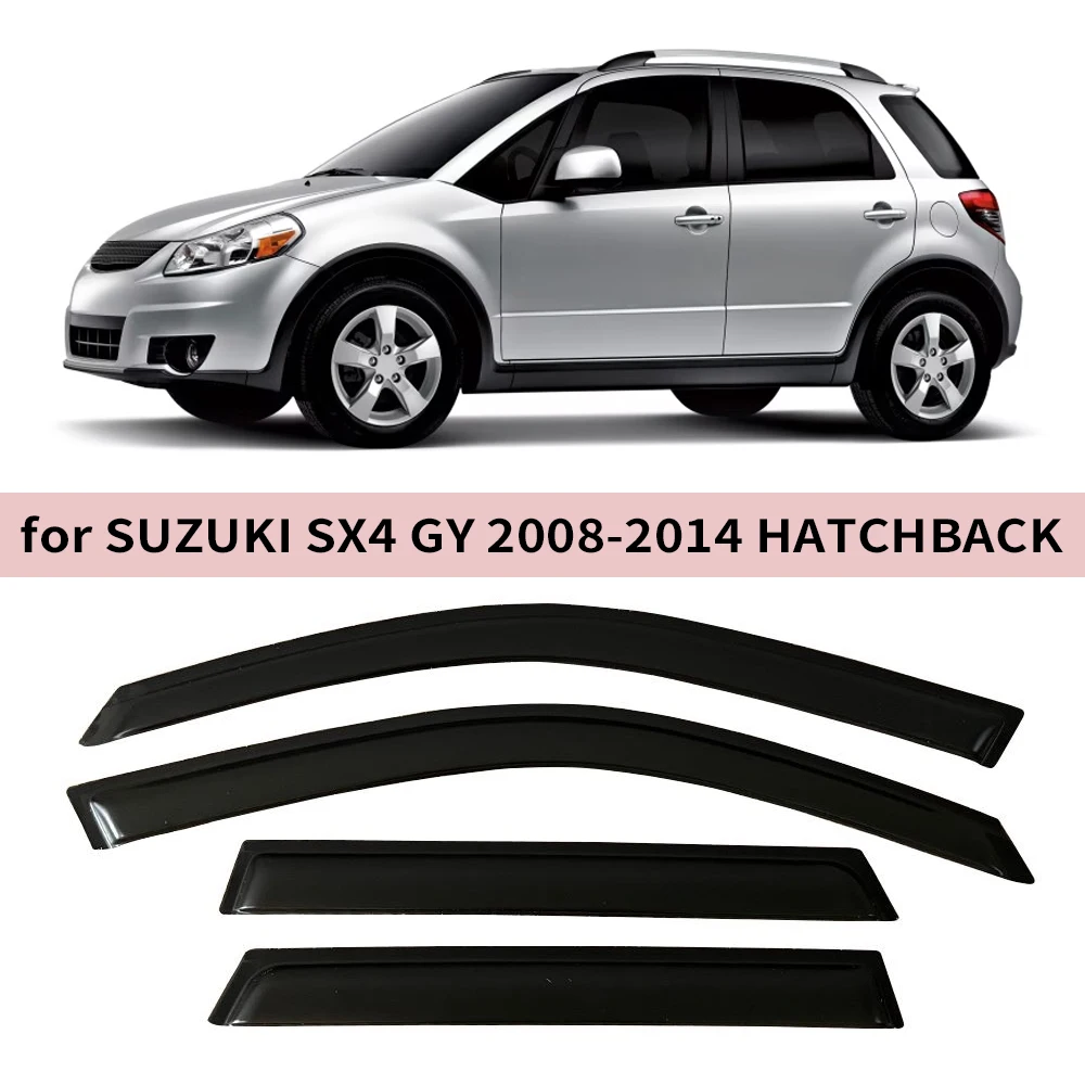 

Window Visor for Suzuki SX4 HATCHBACK 2008 2009 2010 2011 2012 2013 2014 Wind Deflectors Rain Guards Door Visor Vent Shades