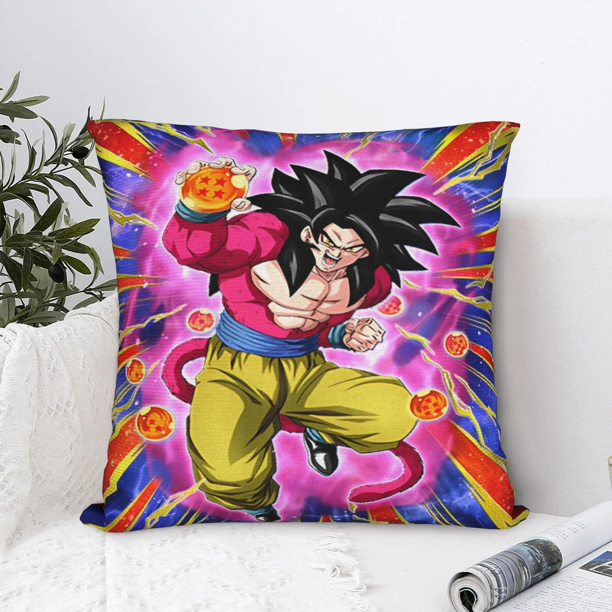 Pillow Case Anime D-Dragons B-Balls (22) Design  Pillow Cover For Sofa Bedroom Home Decor Funny Pillowcases
