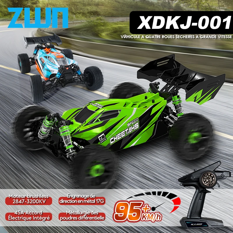 Voiture de course professionnelle 95 KM/H 4WD RC 3S 1/14, sans balais, haute vitesse, dérive compétitive, jouets télécommandés vs Wltoys 144010