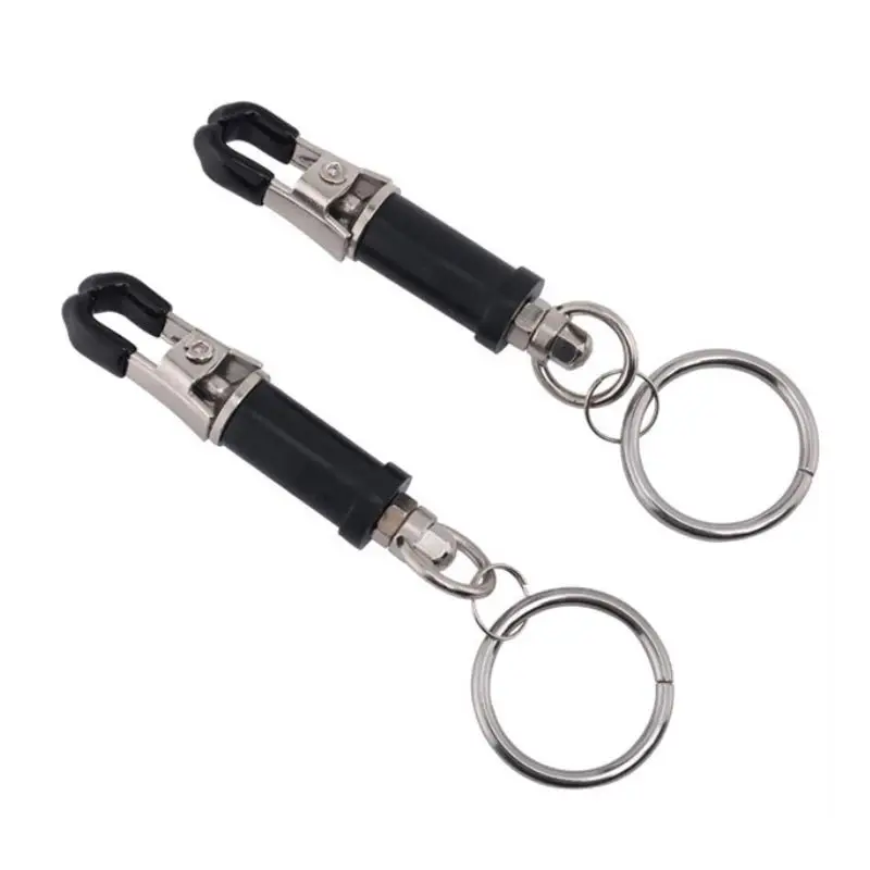 Clip per capezzoli in metallo con accessori per stimolatori ad anello morsetti per clitoride da donna BDSM giochi giocattolo per adulti schiavo giocattoli del sesso del seno per coppia