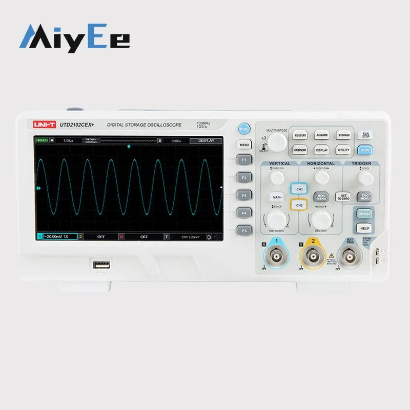 UTD2102CEX 1GS/s Digital Storage Oscilloscope 100MHz 2-Channel Automotive Oscilloscope