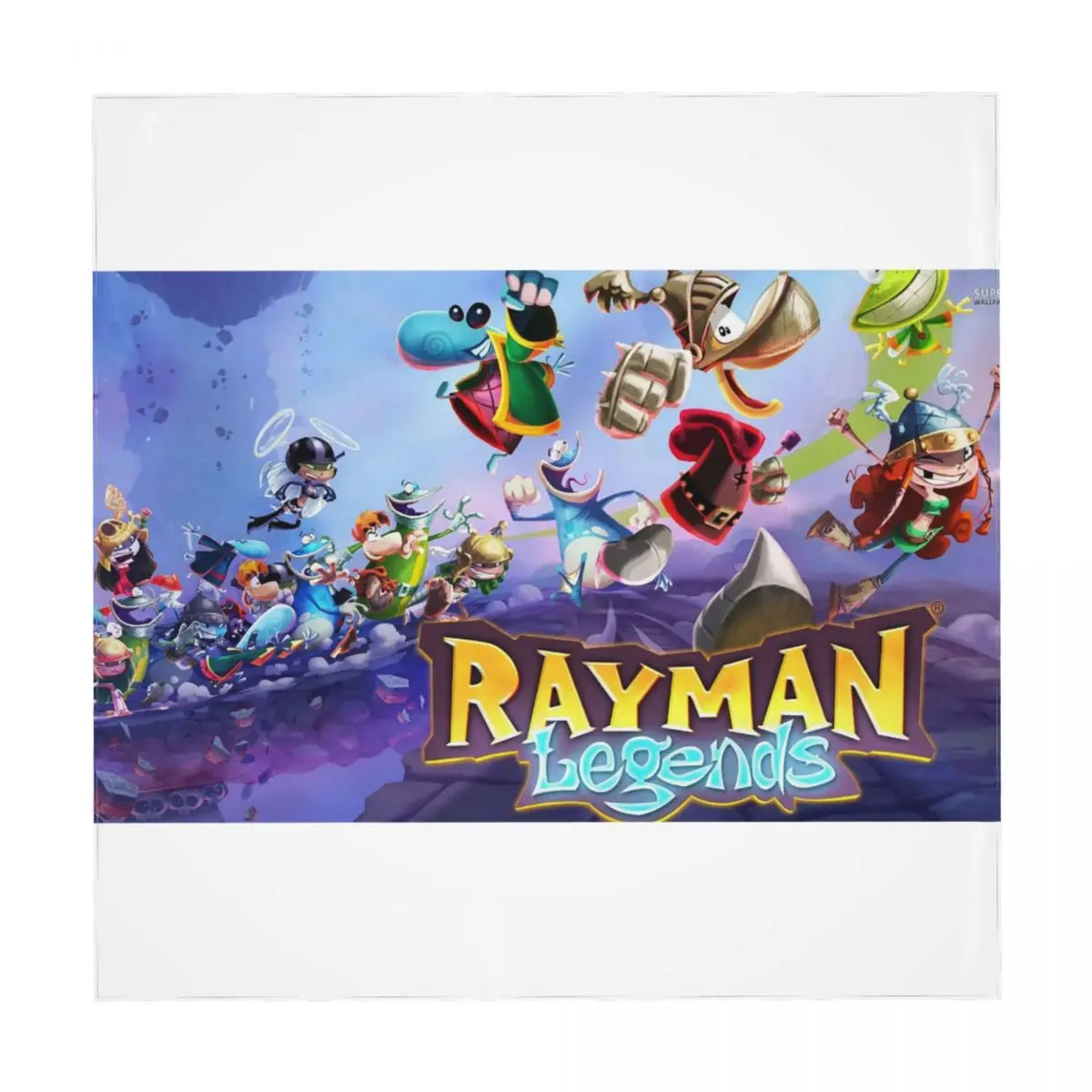 ألعاب كرتونية Rayman Legends مفرش طاولة مربع مقاوم للماء مفرش طاولة مقاوم للزيت لأحداث المطبخ غطاء طاولة الطعام