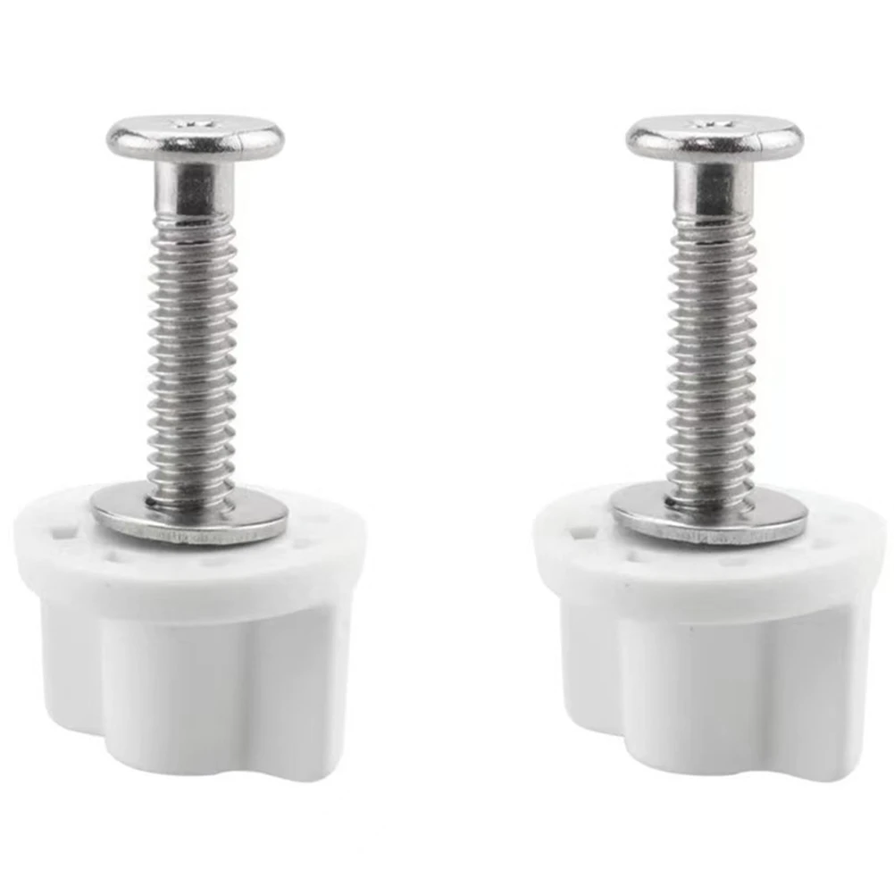 

Toilet Cover Expansion Screws Bolts Kit Nylon Stainless Steel ABS Hinge For Fixing Toilet Lid Hinges Home Improvement Plumbing