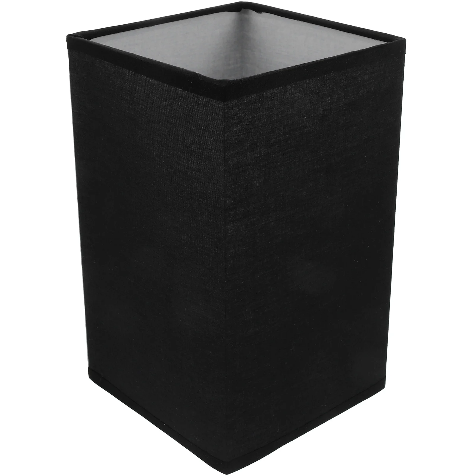 

Rectangular Linen Lamp Cover Replacement Modern Style E27 Table Lamp Shade Black Detachable Floor Lampshade Desk Wall