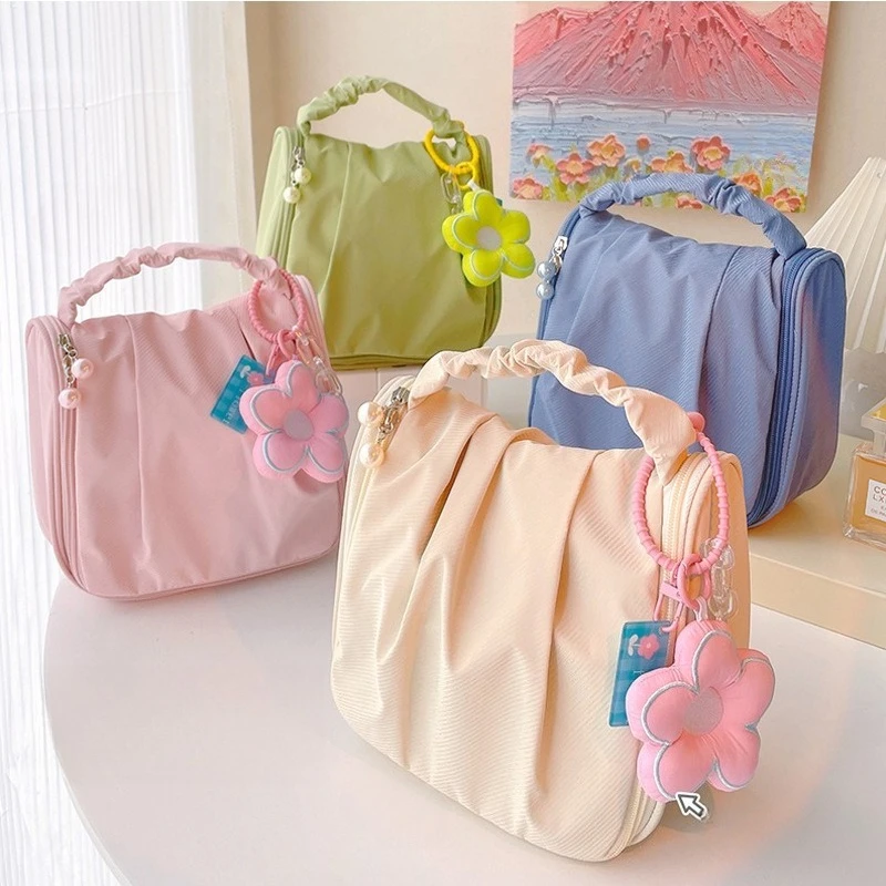 Cloud Makeup Bag Portable Travel Wash Bag New Light Luxury Premium Skincare Brush Storage Bag Wash Bag Box