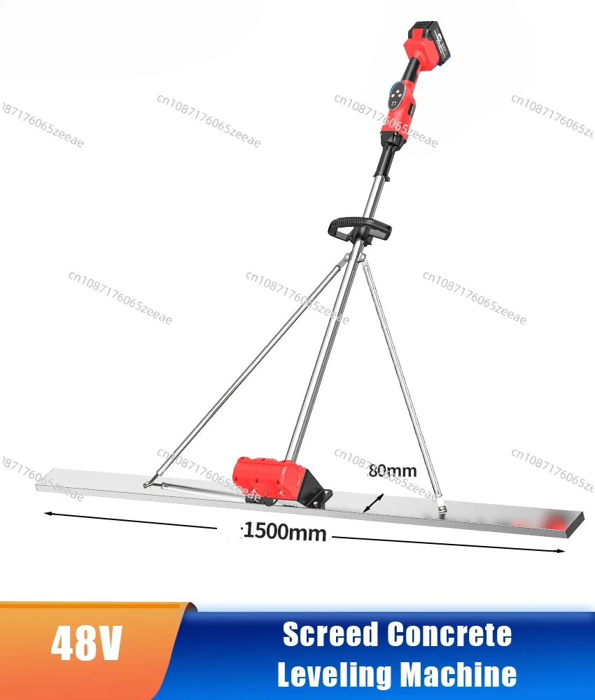 Concrete Vibrating Ruler Road Leveling Machine Lithium Electric Vibrator Electric Trowel Polishing Ruler Leveling Ruler