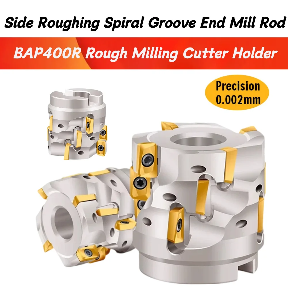 BAP400R Schrupfräserhalter, Seitenfräser mit Spiralnut, CNC-Bearbeitungszentrum Schwerlast-Schneidwerkzeug