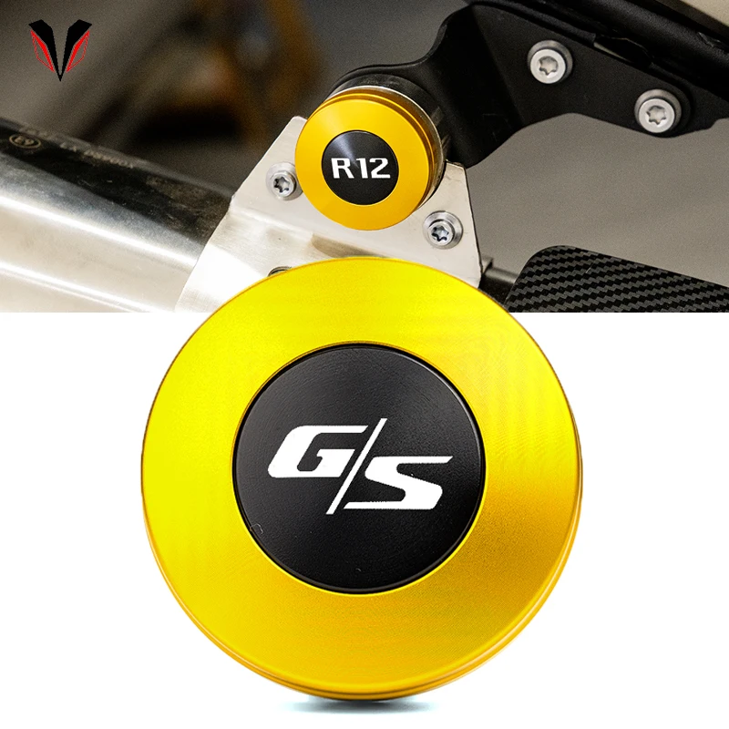

For BMW R12GS R12 G/S R12G/S Option 719 2025 2026 Motorcycle Accessories CNC Exhaust Support Screw Cover Cap Guard R12 GS