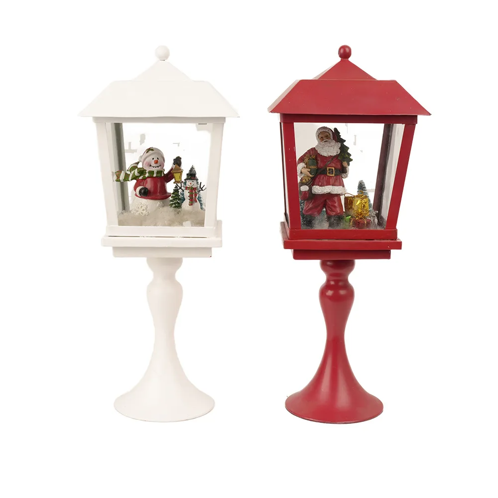 

Wholesale LED Snowflake Christmas Lanterns Plastic Christmas Decorations