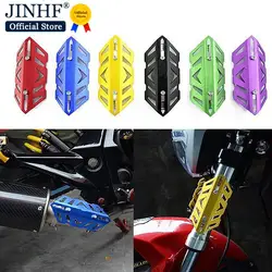 2PCS Motorcycle Front Fork Shock Absorber Cover Motorcycle Fork Guards Aluminum Alloy Front Fork Guards Protection Cover Fork