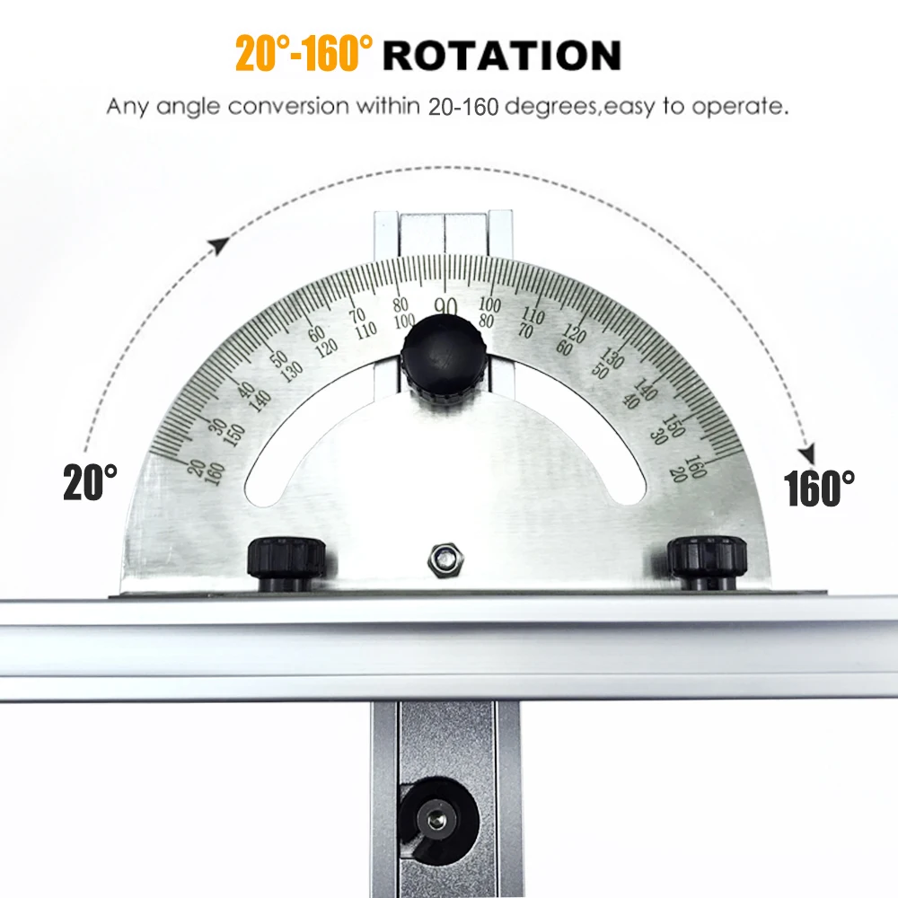 Table Saw Angle Push Ruler Carpenter Push Handle Band Saw Inverted Angle Plate Slide DIY Tool Accessories