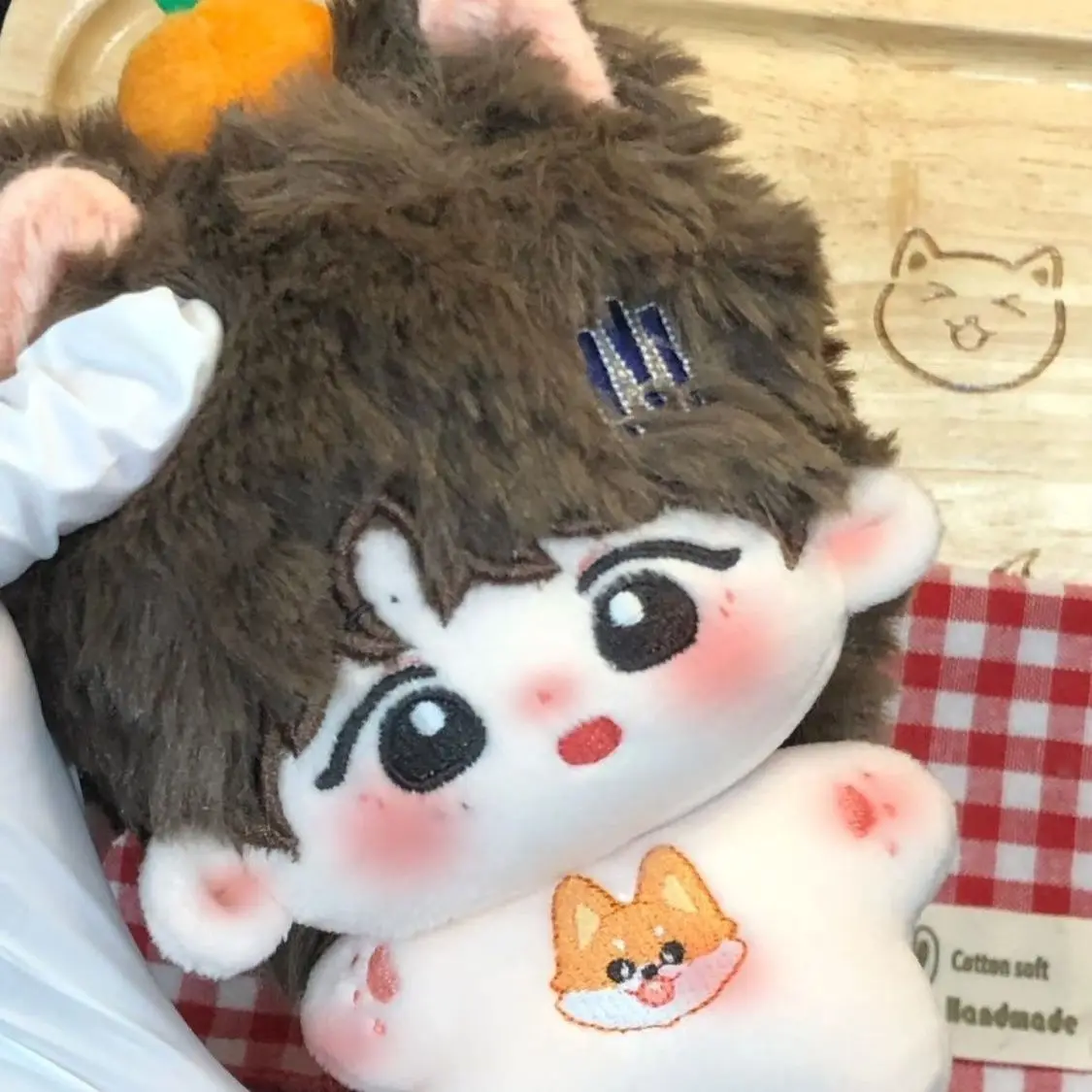 

10cm Cotton Dolls Original Starting Era Youth League Ding Chengxin Attribute with Dolls Around to Give Gifts Idol Doll Xmas
