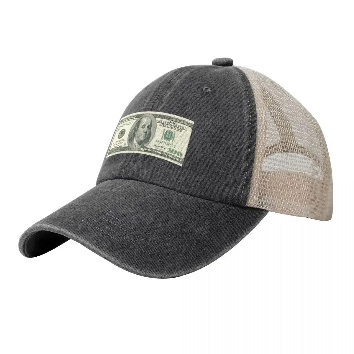 

$100 Dollar Bill Baseball Cap Hood Fashion Beach Mountaineering Snapback Cap Women's Beach Outlet 2025 Men's