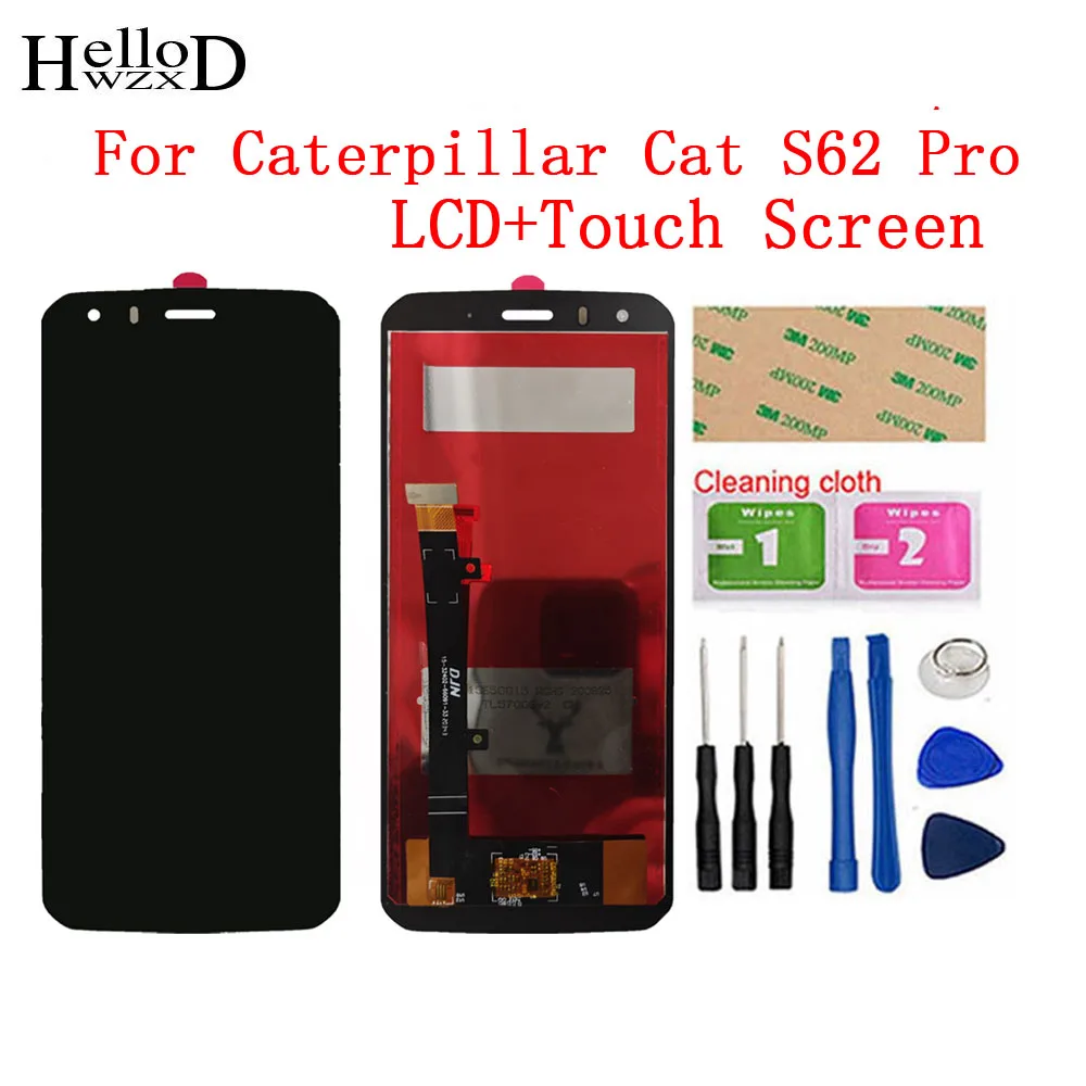 100% Quality For Caterpillar Cat S62 Pro LCD&Touch Screen Digitizer Ddisplay Screen Module Repair Replacement Parts