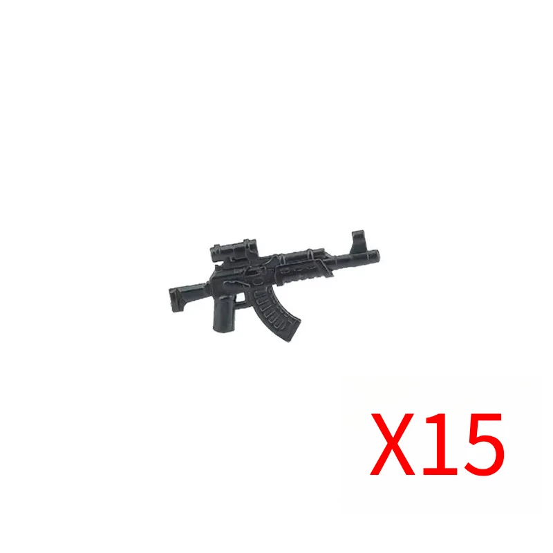 Militärische Soldaten Figuren Waffen Bausteine Zubehör Zweifarbige Waffen Assault Sniper Gewehre M16 M4 Modell Ziegel Spielzeug Geschenk