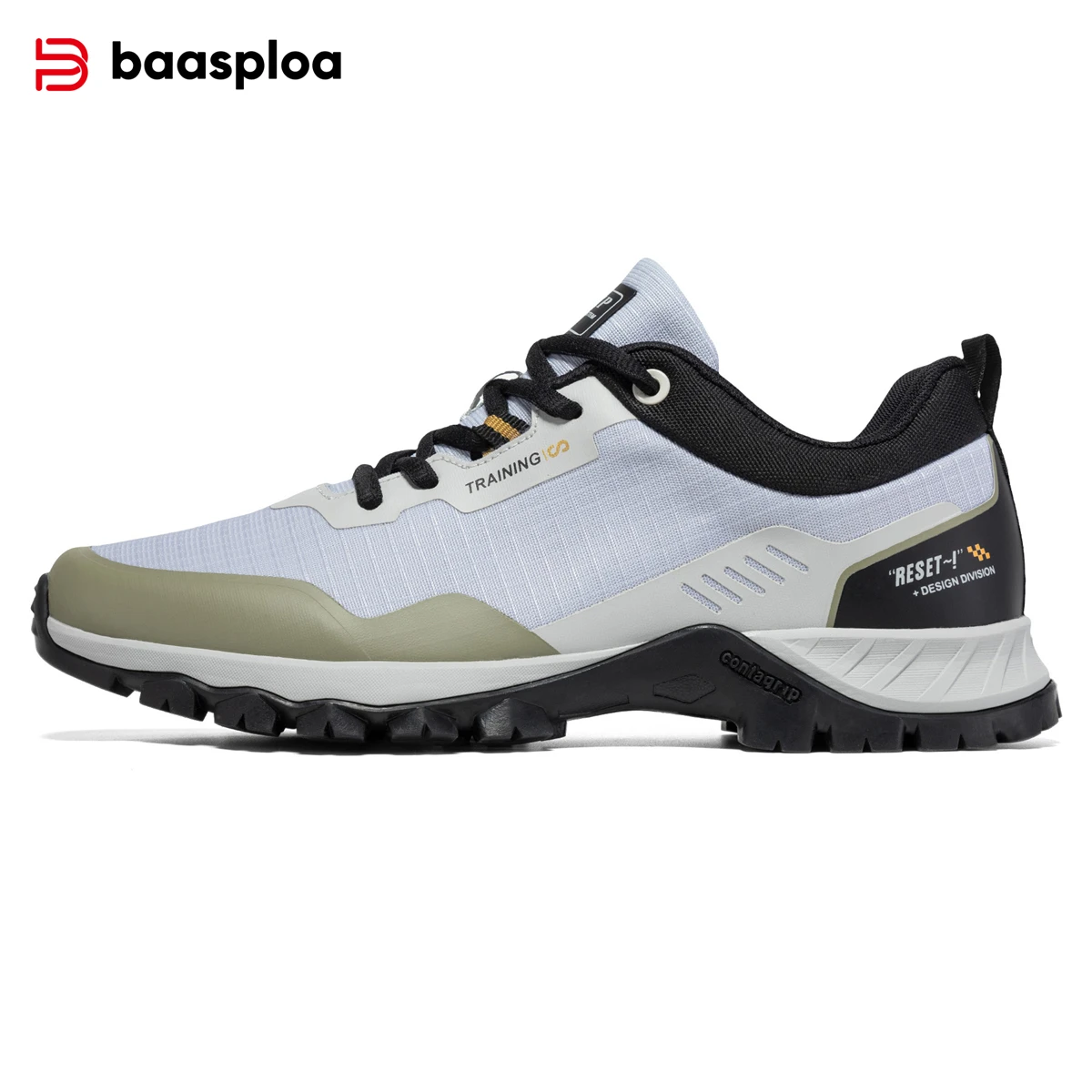 Baasploa Men Hiking Shoes New Fashion Waterproof Outdoor Sneakers for Men High Quality Casual Sneakers Male Non-Slip Outdoor