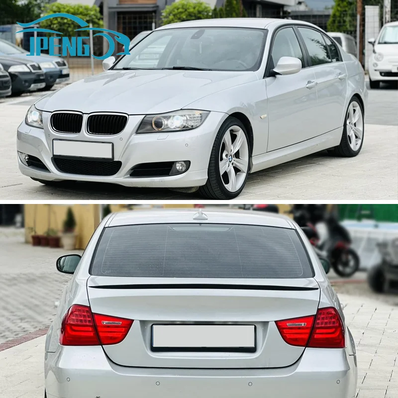 Fits For BMW 3 Series E90 320d 320i 330i M sport 2004-2011 Accessories Car Rear Trunk Boot Lip Spoiler Wing