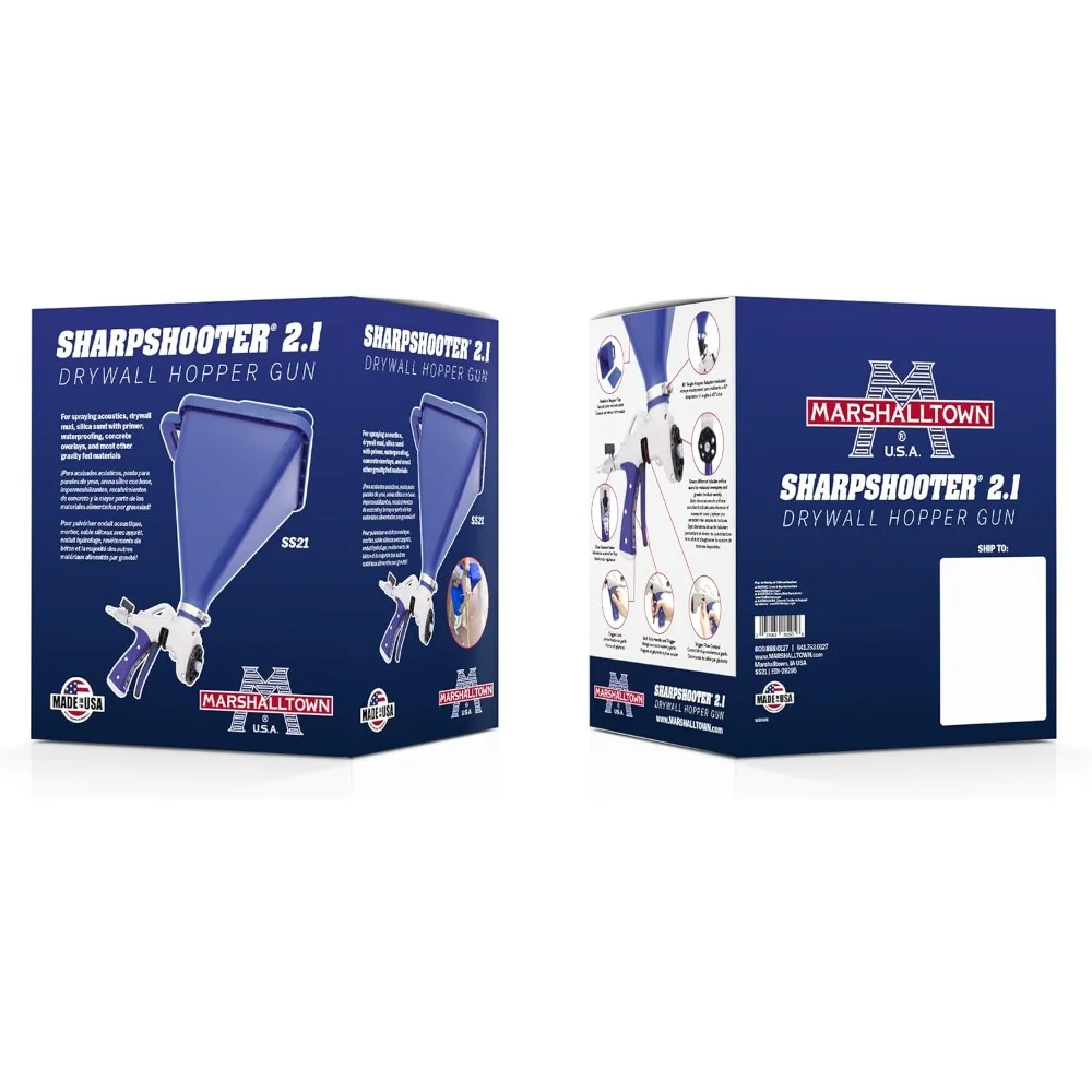 أدوات وتحسين المنزل مسدس هوبر مع قادوس 2 جالون قبضة ناعمة الزناد قابل للتعديل 45 درجة زاوية محول