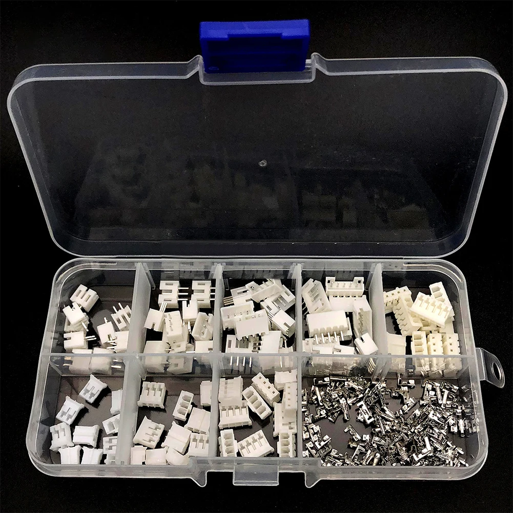 for jst PH Connector Kit Housing Adapter White 2.0mm Copper Tin Coating for jst-PH Nylon 0.8mm To 1.6mm Brand New