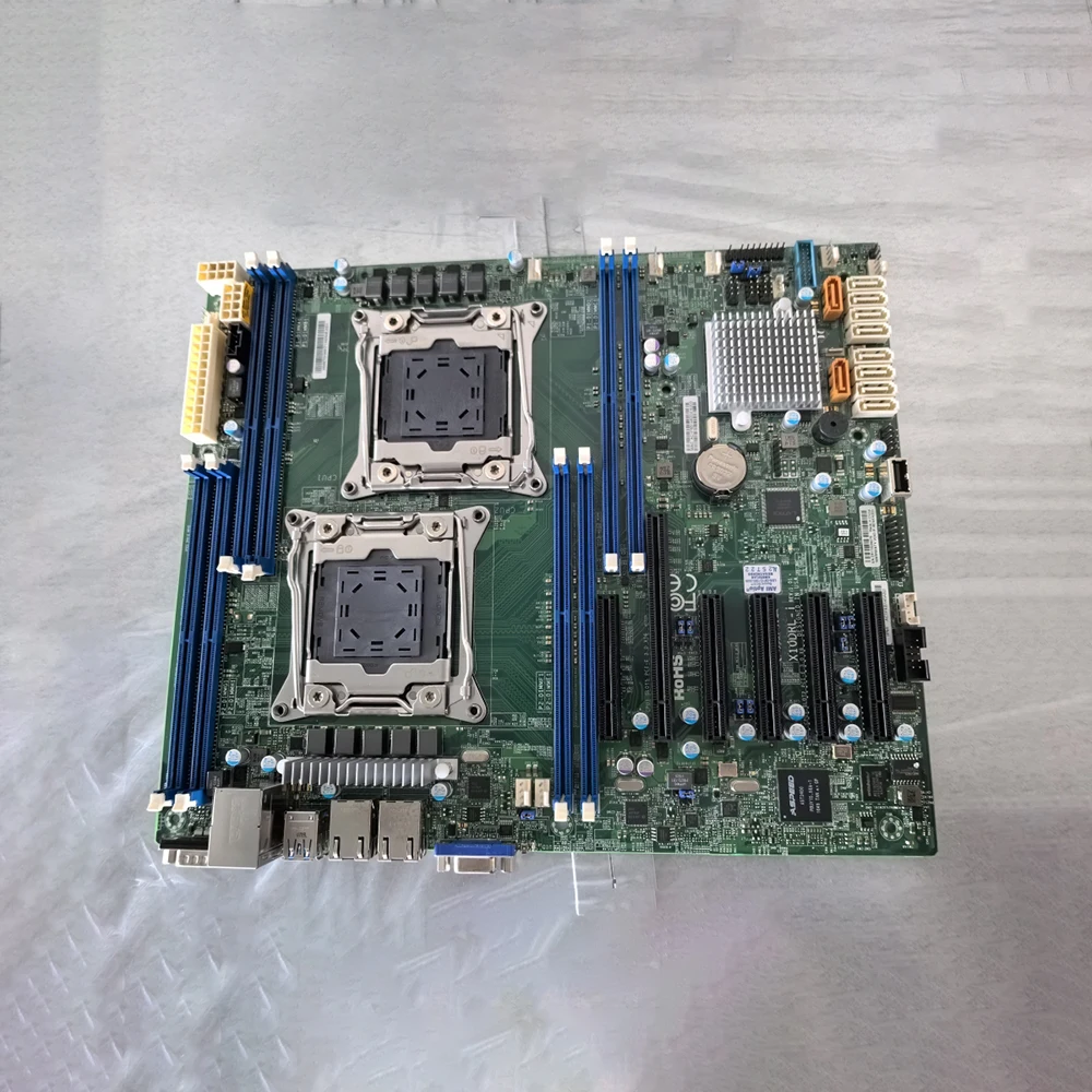 For Supermicro dual E5 workstation LGA 2011 c612 chipset server motherboard X10DRL-i