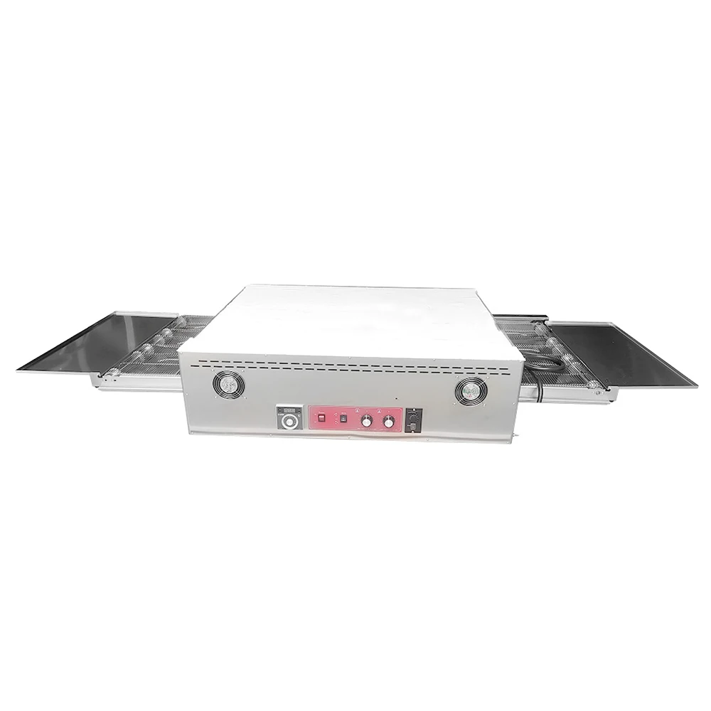 Commercial 32 Inch Electric/Gas Conveyor Belt Pizza Oven 25.5Kw Counter Top Conveyor Belt Pizza Oven