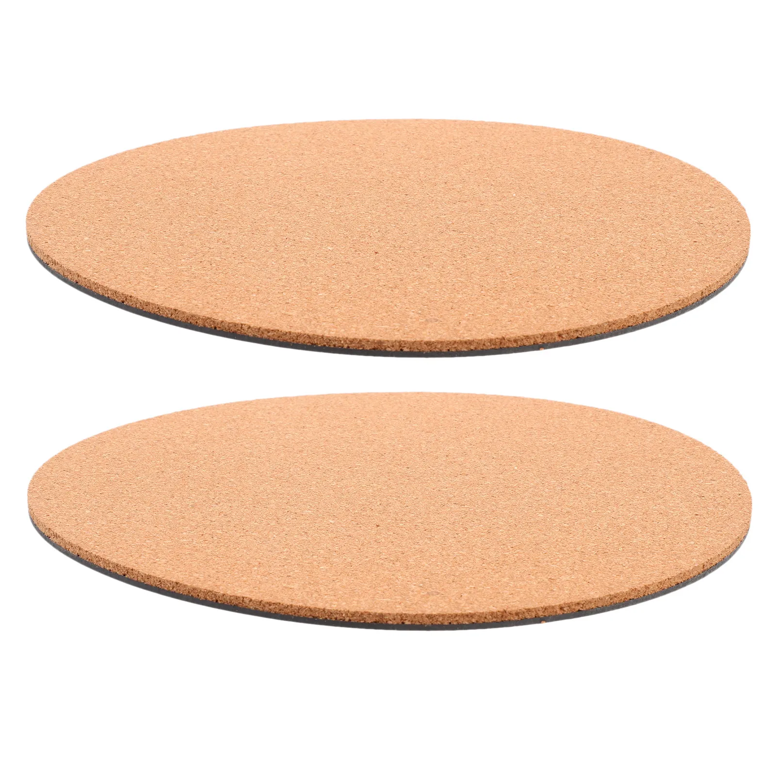 Cork Plant Mat 2 Pack Flower Pot Saucer Water Tray Non Slip Eco Friendly Cushion Indoor Outdoor Gardening