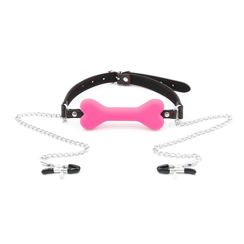 Stuffed Cosplay Fetish Restraint Sex Product Novelty Sex Toys For Couple Oral Fixation Bondage Mouth Gag Adult Game Flirting