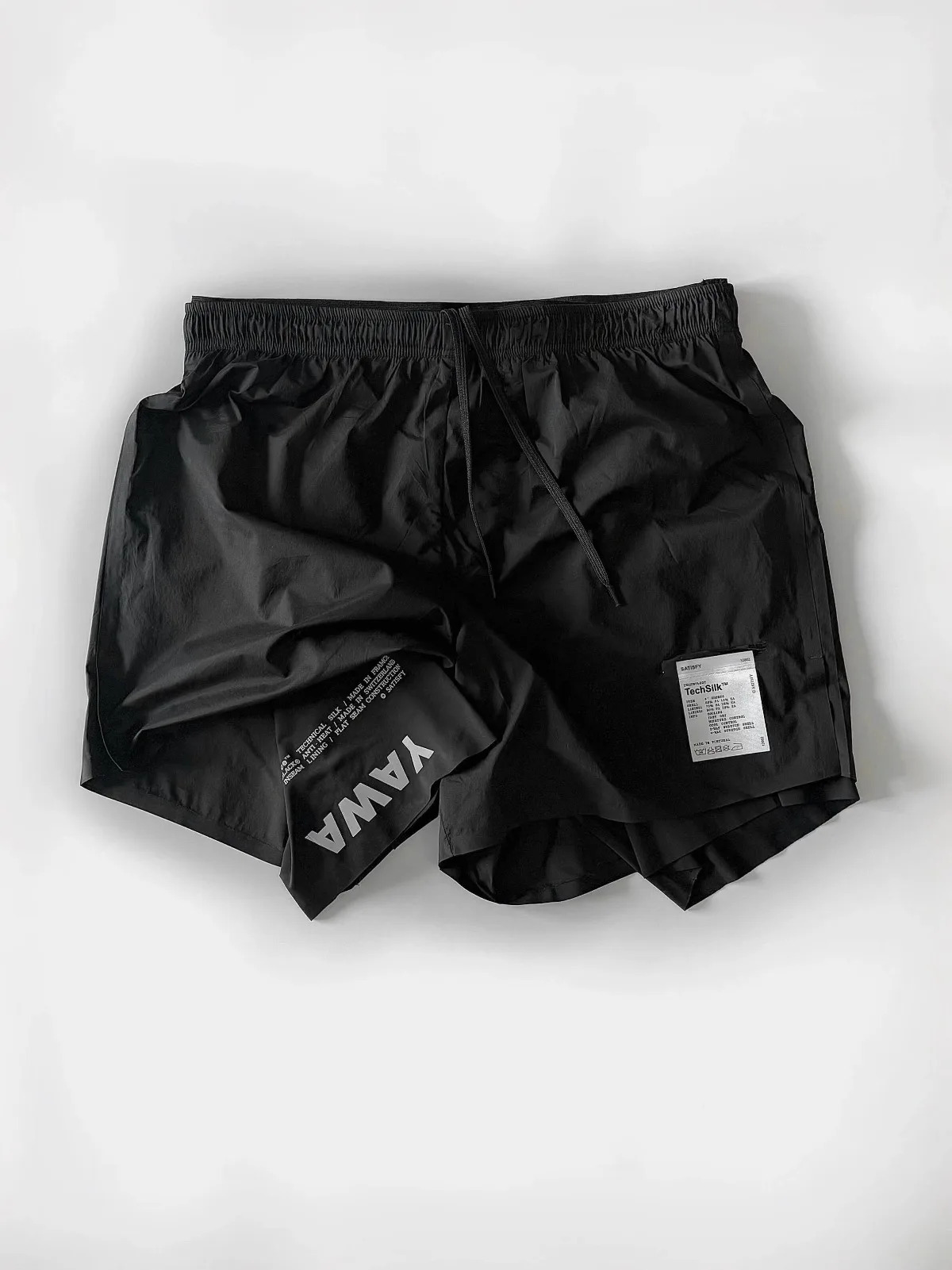 

Satisfy Running OOSYSTEM Compression Sports Double Elastic Jogging Drawstring Outdoor Lightweight Shorts