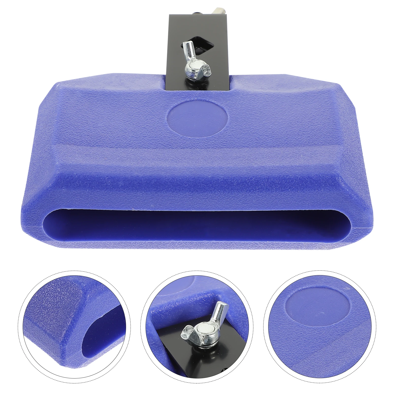 

Percussion Square Bangzi Accessories Cow Bell Blue Block Drum Accessory Cowbell