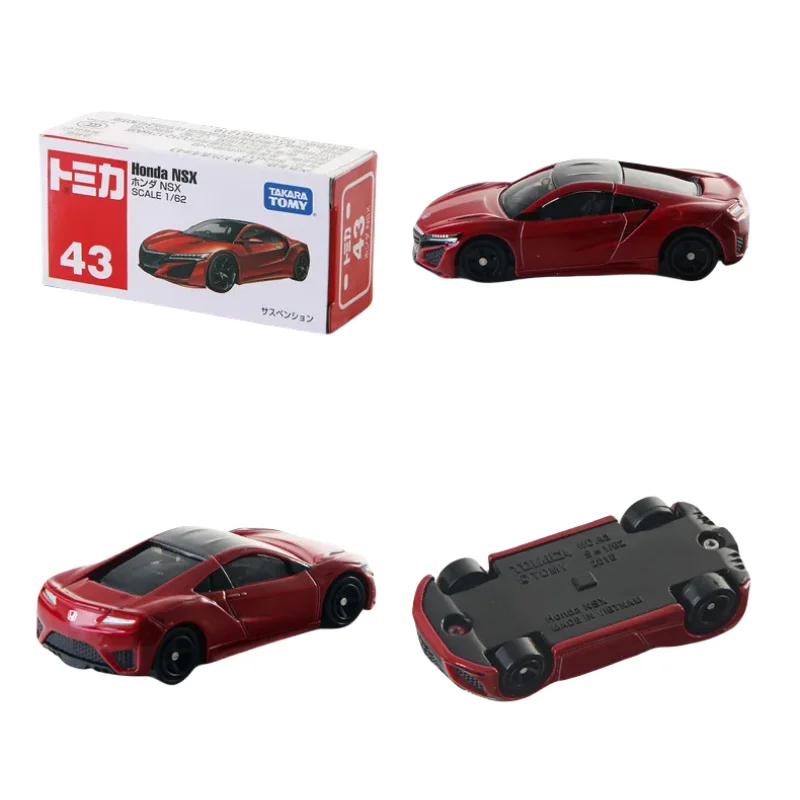 TAKARA TOMY tomica alloy car model Police car Sports car bus Red and white box car Halloween Christmas Boy toy