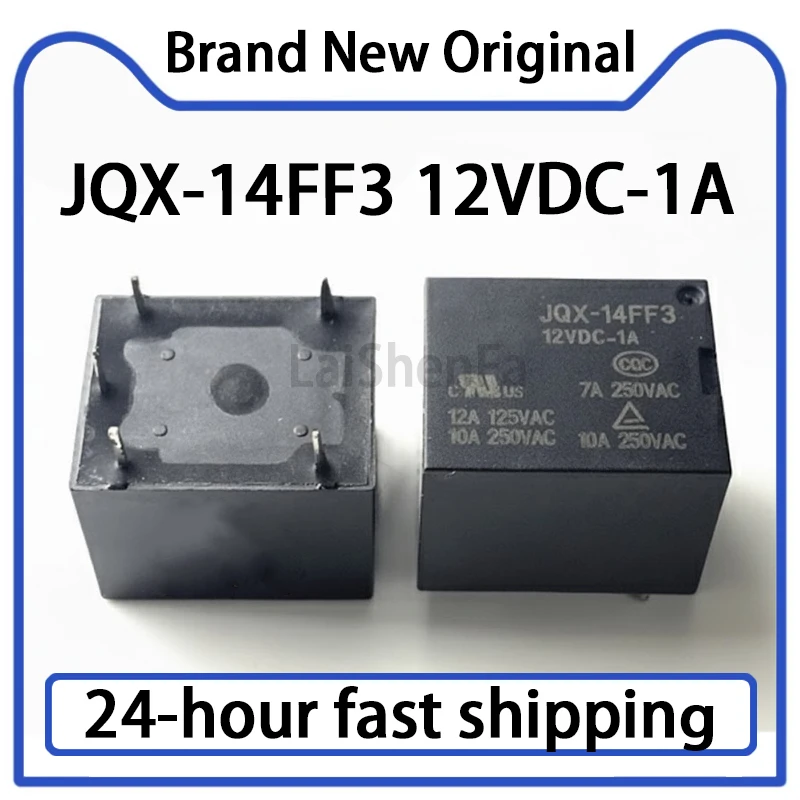 5PCS JQX-14FF3 12VD…