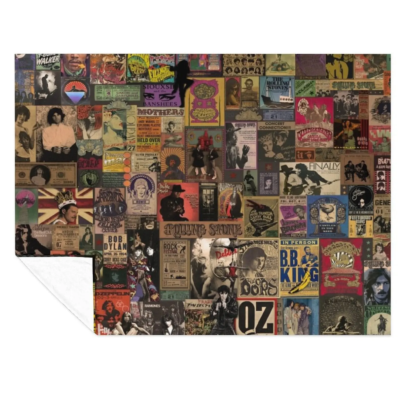 

Rock n' Roll Stories II Throw Blanket Blankets Sofas Of Decoration Sleeping Bag For Decorative Sofa Blankets