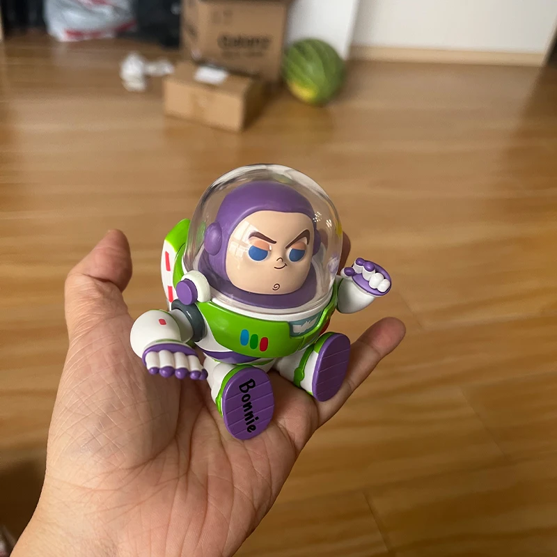 Genuine Disney Toy Story Buzz Lightyear Sitting Series Blind Box Toys Action Figures Mystery Box Collection Model Doll Gift