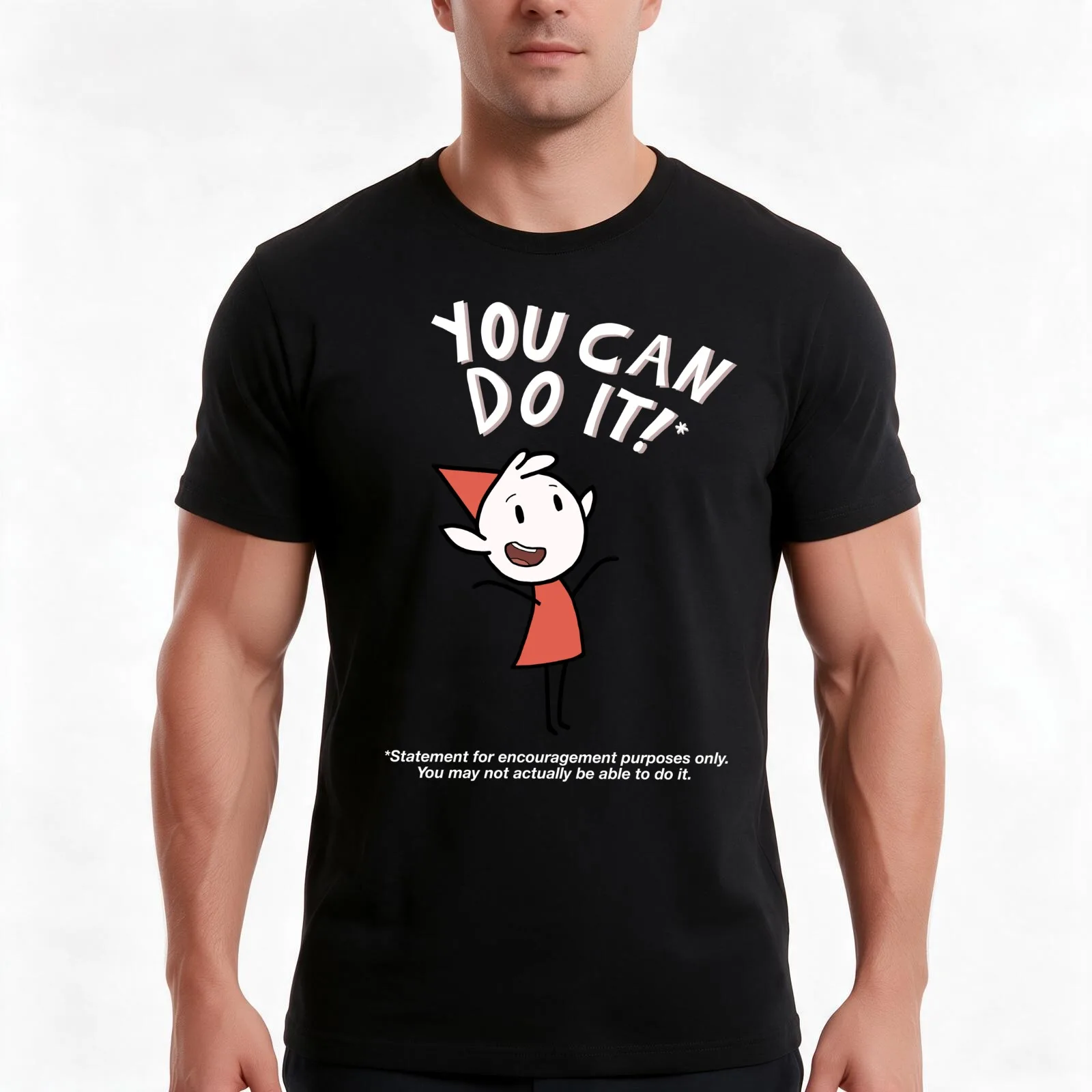 Alfur - For Encouragement Purposes Only T-Shirt, Summer Casual Cotton Tee, Oversized Streetwear Tops, Vintage Graphic Print