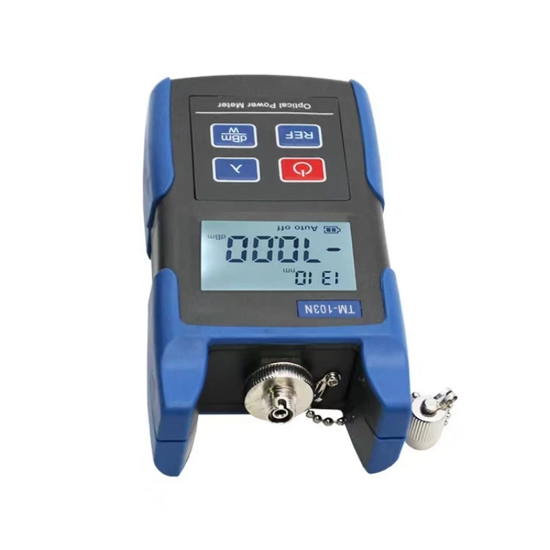 TM103N Mini Optical Power Meter 6 calibrated wavelength High Sensitivity Optical Loss Tester With FC SC connector