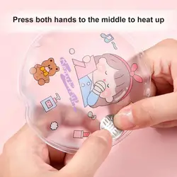 Gel Hand-Warmer Winter Self-Heating Hand-Warmer Reusable Hot Pack Cartoon Gel Liquid Heat Pack Pocket Portable Mini Hand-Warmer