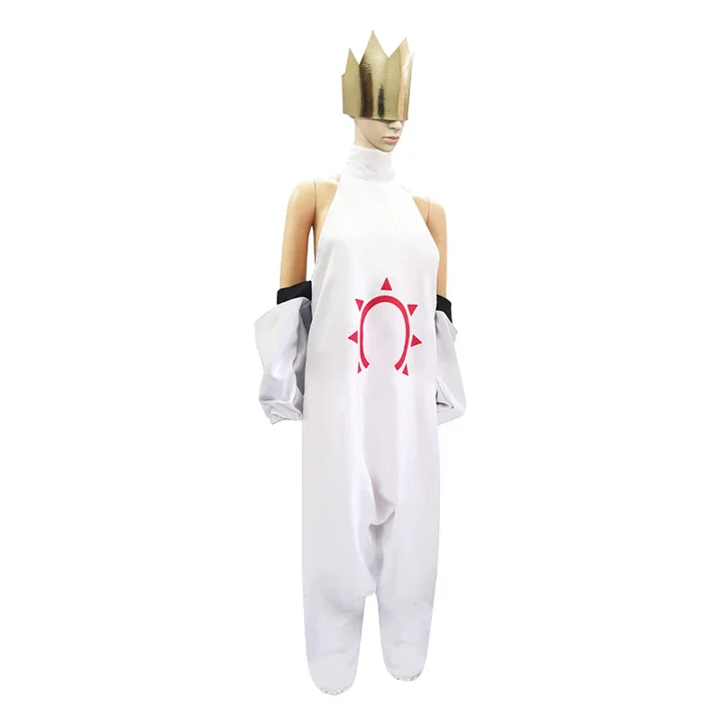 Anime Fire Force Haumea Cosplay Costume Enn Enn No Shouboutai Haumea White Jumpsuit  Uniform Men Women Halloween Party Costumes