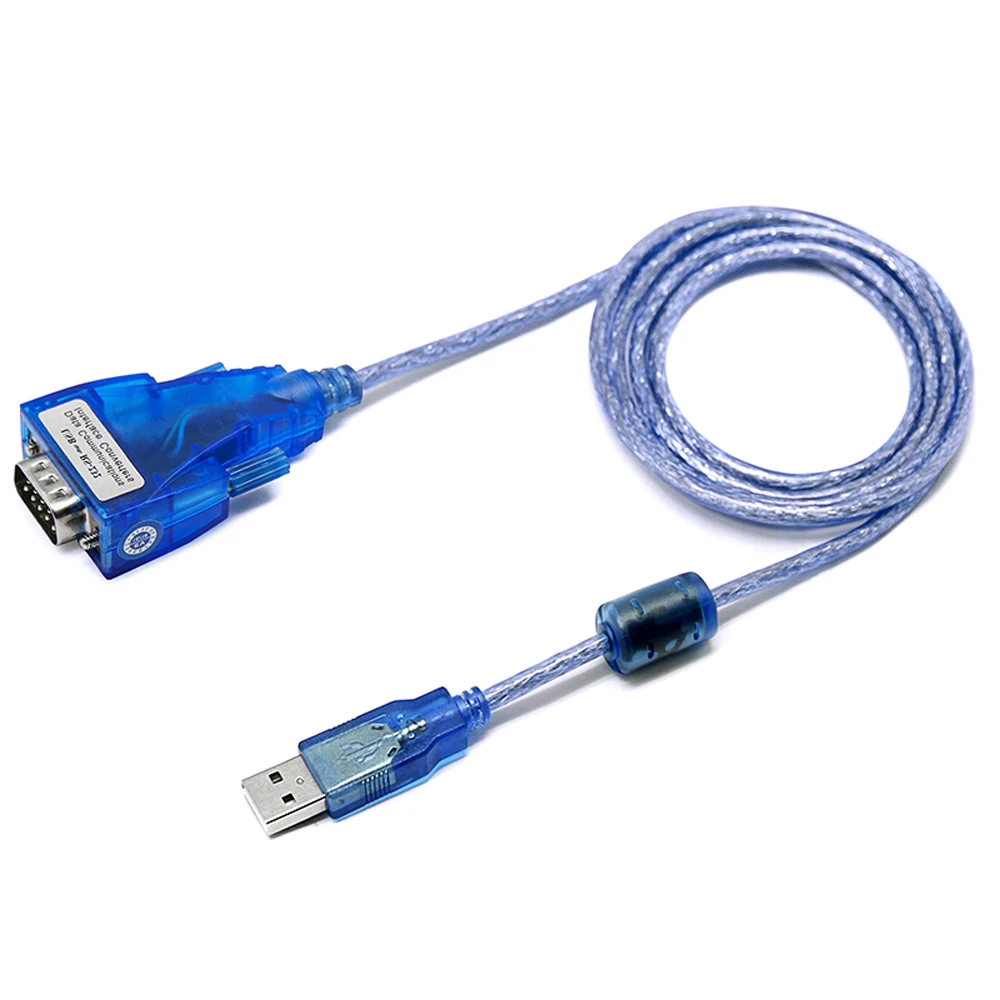 USB2.0 ke RS-232 seri DB9 9Pin kabel konverter adaptor pria Perlindungan 1Mbps ESD sekrup 1.5 Meter UT-8811 UTEK