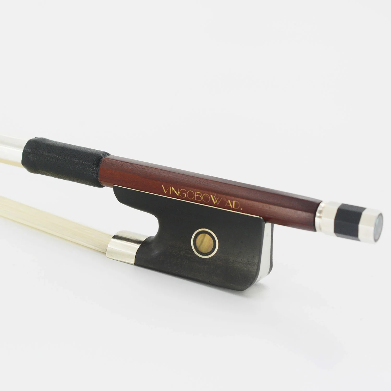 310C 4 Sizes CELLO BOW Brazilwood Stick Ebony Frog Nickel Silver Fitted Natural White Horsehair Cello Parts Accessories