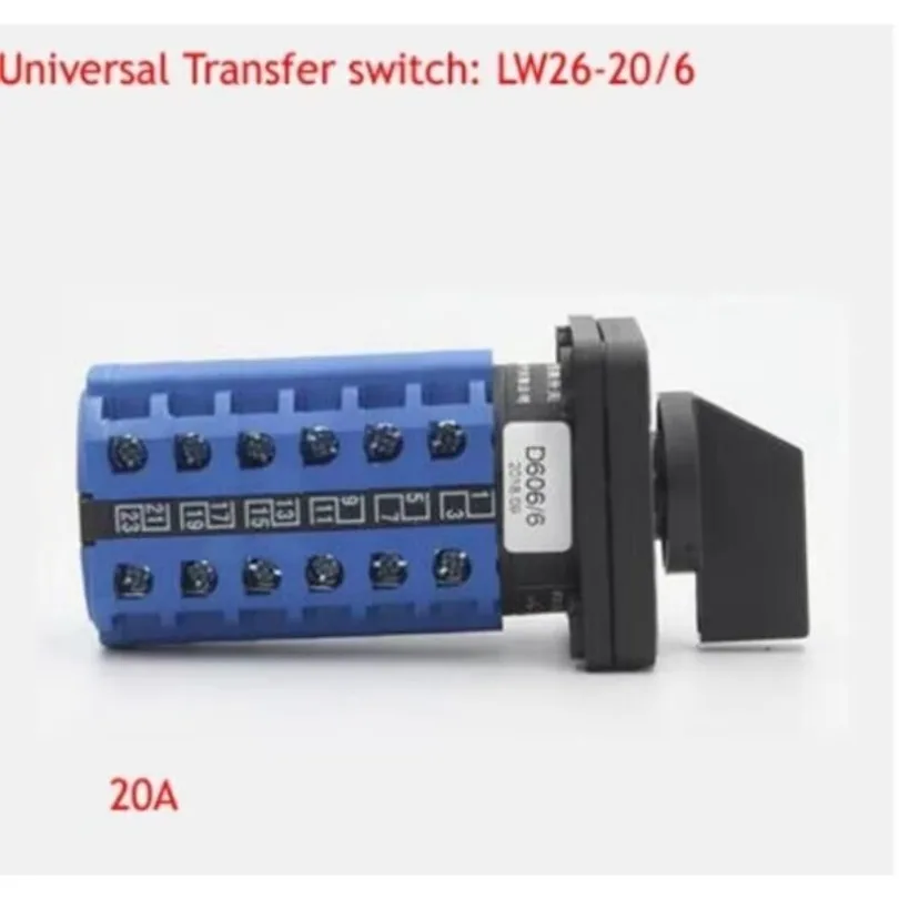 Switch LW26-20/6 3-speed 6-section 6-wire 2-power High/Low Speed Forward/Reverse